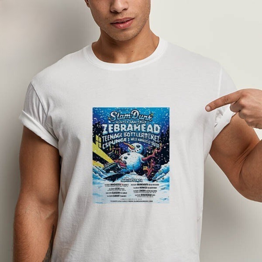 Slam Dunk Winter Jam Tour Zebrahead 2024 Graphic Unisex T-Shirt